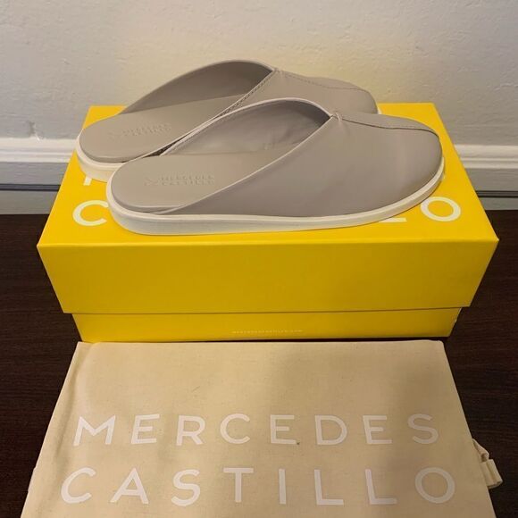 Mercedes Castillo top grain leather upper/lining cushioned Mule size 6/36, NWT - Picture 1 of 15